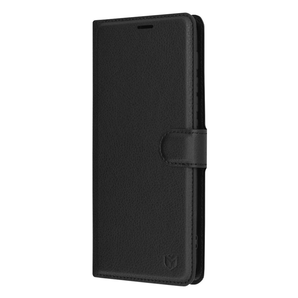 Funda para Motorola Moto G30 / G20 / G10, Techsuit, Folio de cuero, Negra