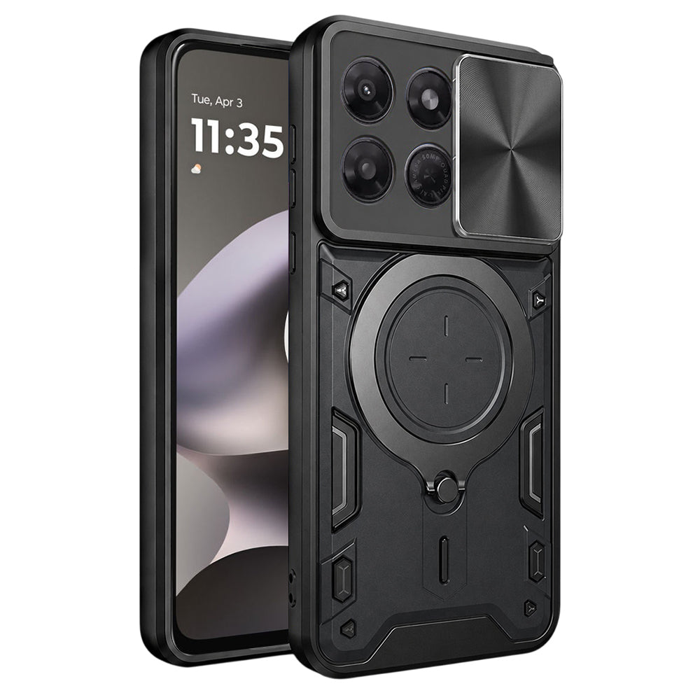 Funda para Motorola Moto G37 Power, Techsuit, CamGuard Pro, Negra