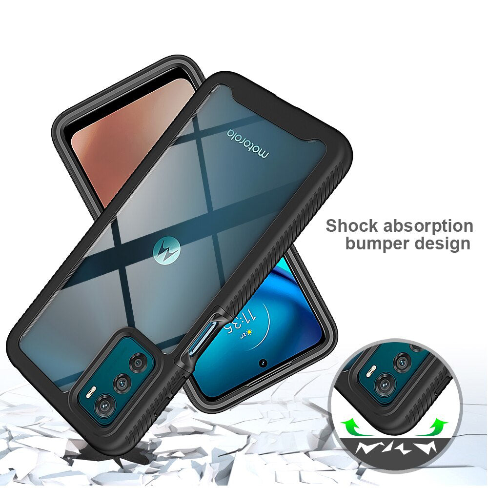 Funda para Motorola Moto G42, Techsuit, Defense360 Pro, Negra
