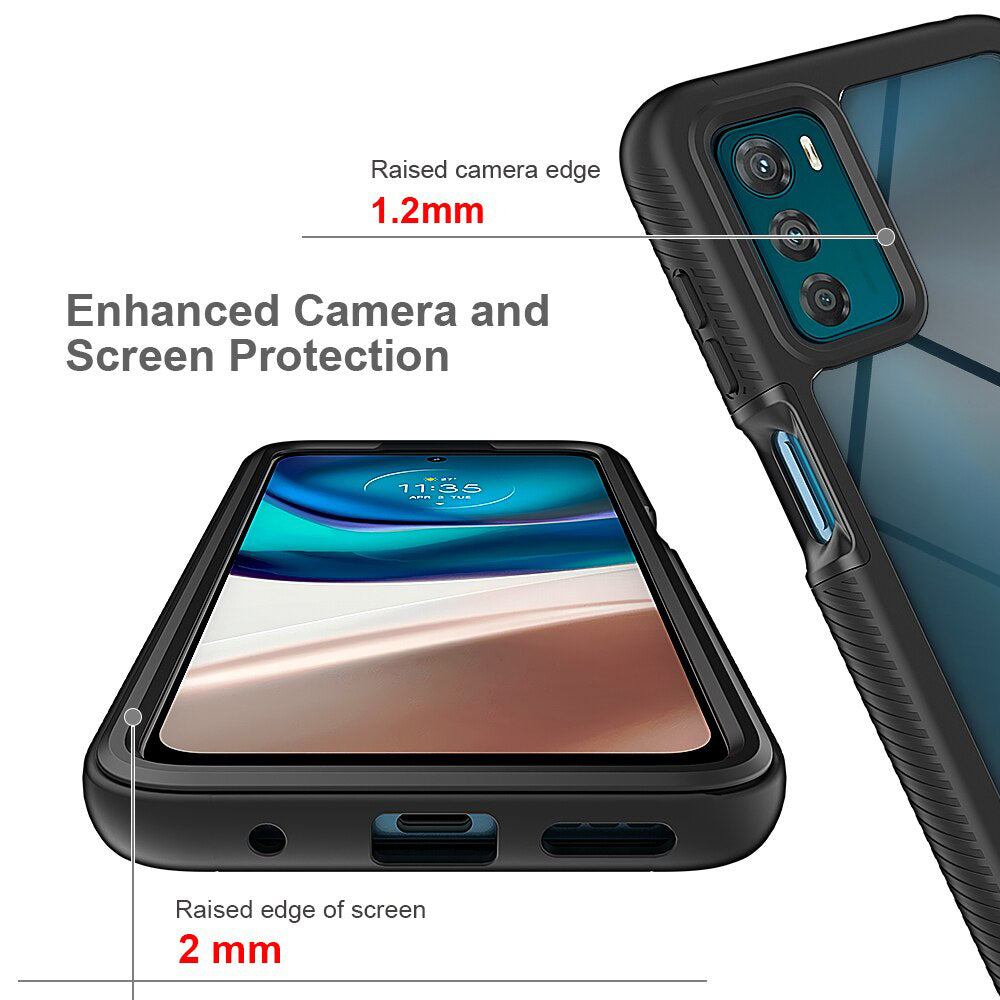 Funda para Motorola Moto G42, Techsuit, Defense360 Pro, Negra