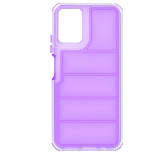 Funda para Motorola Moto G45 / G34, Techsuit, Wave Shield, Morado
