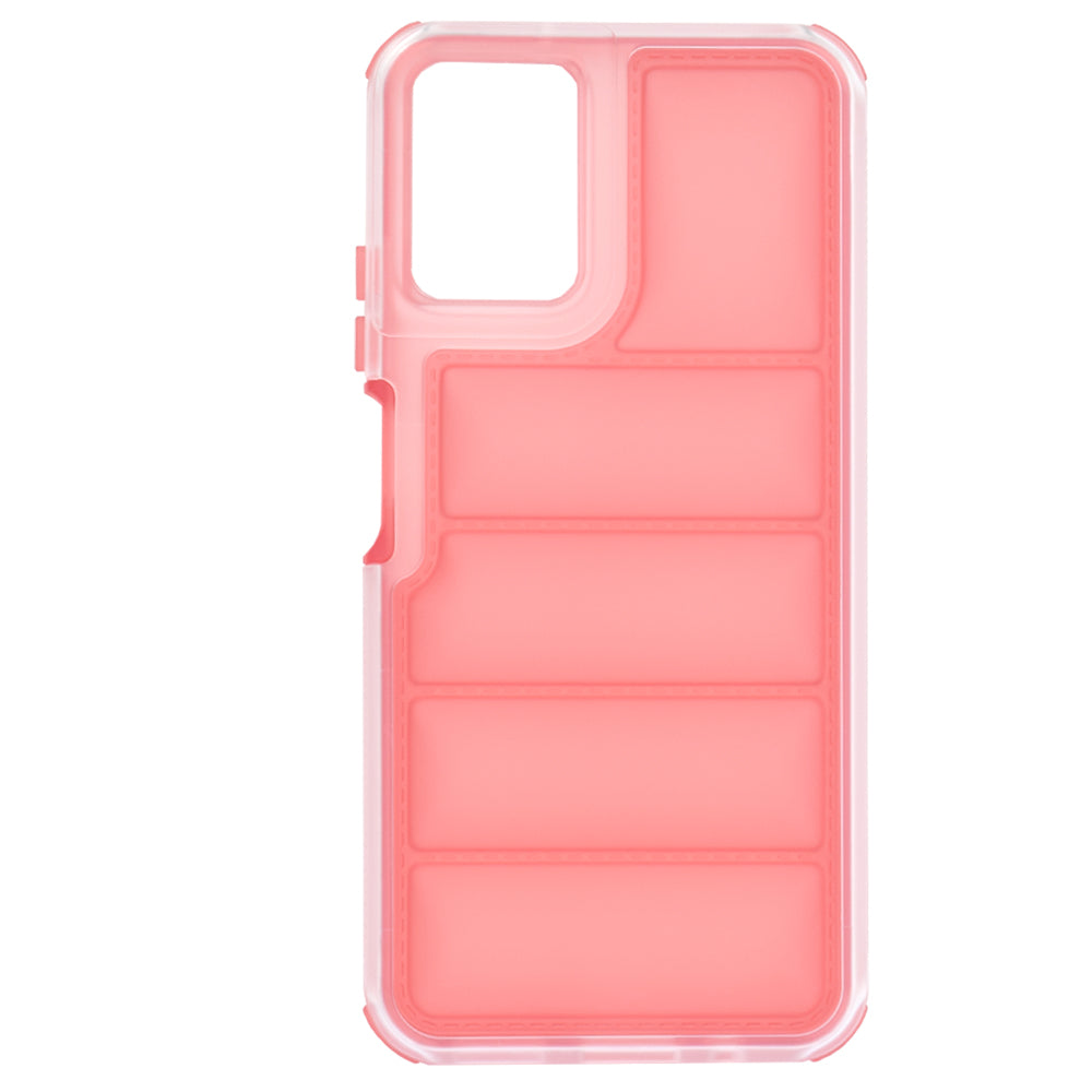 Funda para Motorola Moto G45 / G34, Techsuit, Wave Shield, Roja