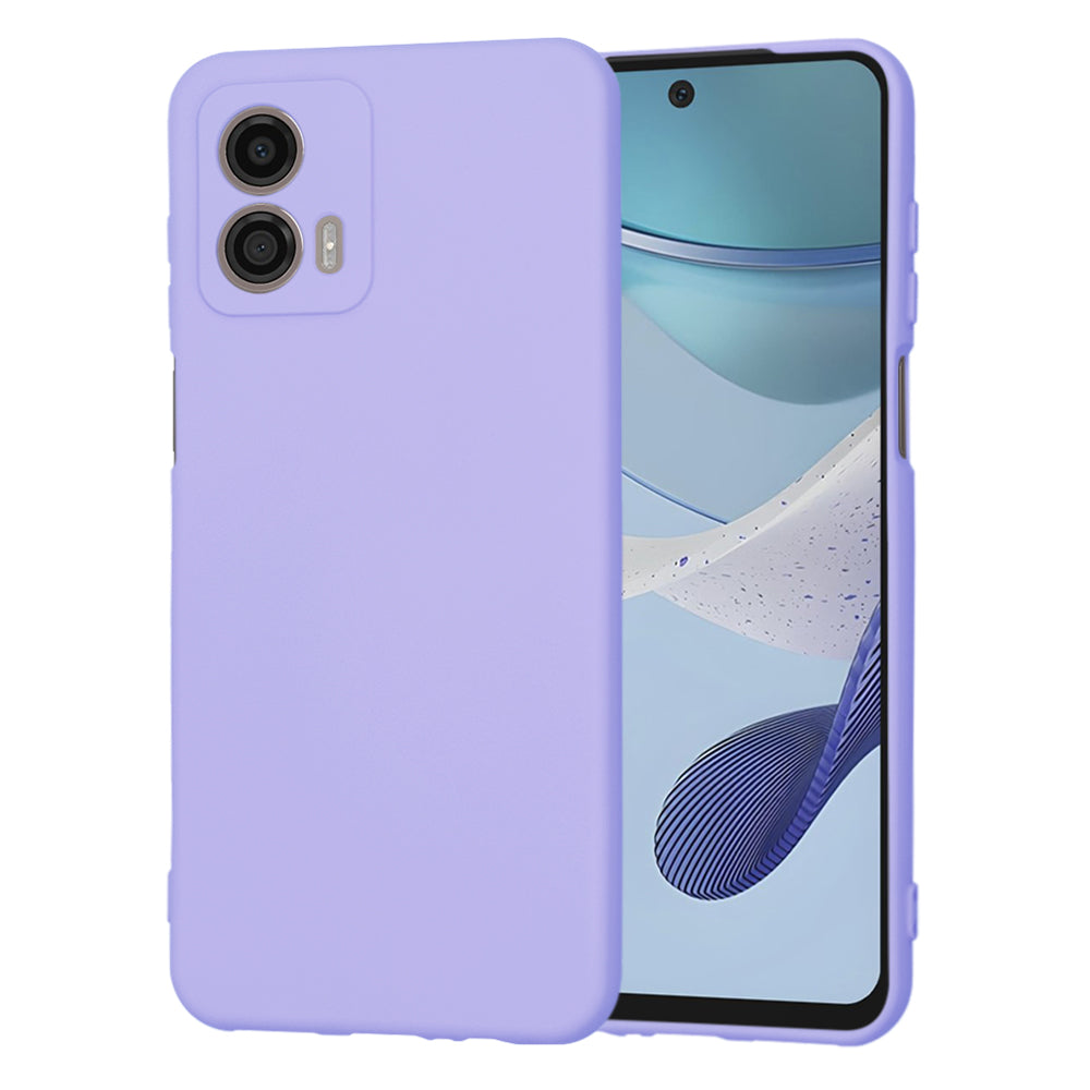 Funda para Motorola Moto G53, Techsuit, SoftFlex, Morado Claro