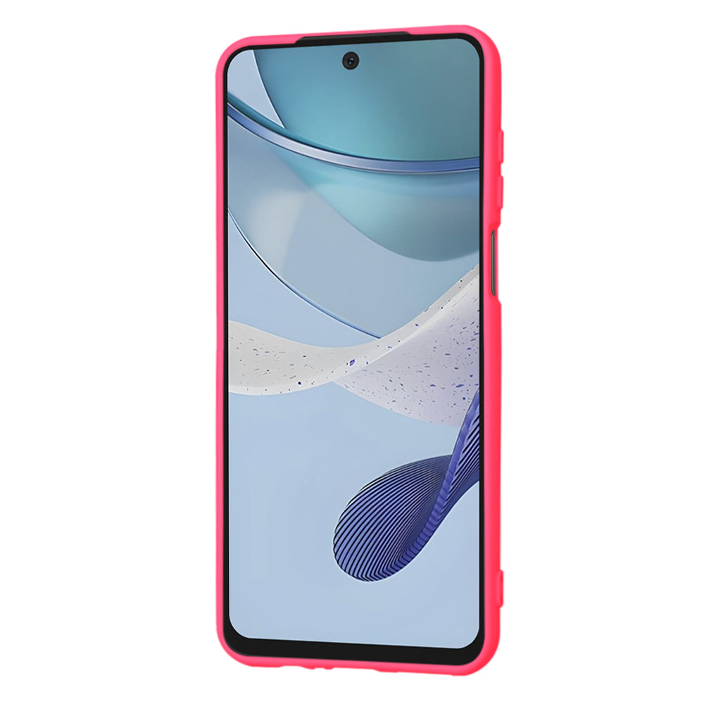 Funda para Motorola Moto G53, Techsuit, SoftFlex, Rosa Oscuro