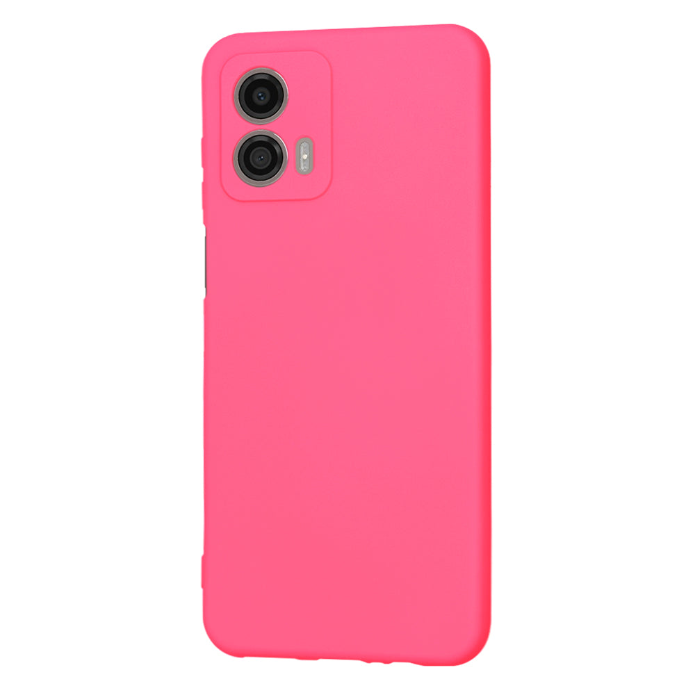 Funda para Motorola Moto G53, Techsuit, SoftFlex, Rosa Oscuro