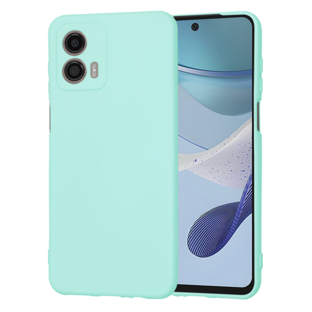 Funda para Motorola Moto G53, Techsuit, SoftFlex, Turquesa