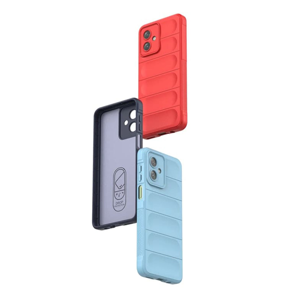 Funda para Motorola Moto G54, Techsuit, Magic Shield, Roja