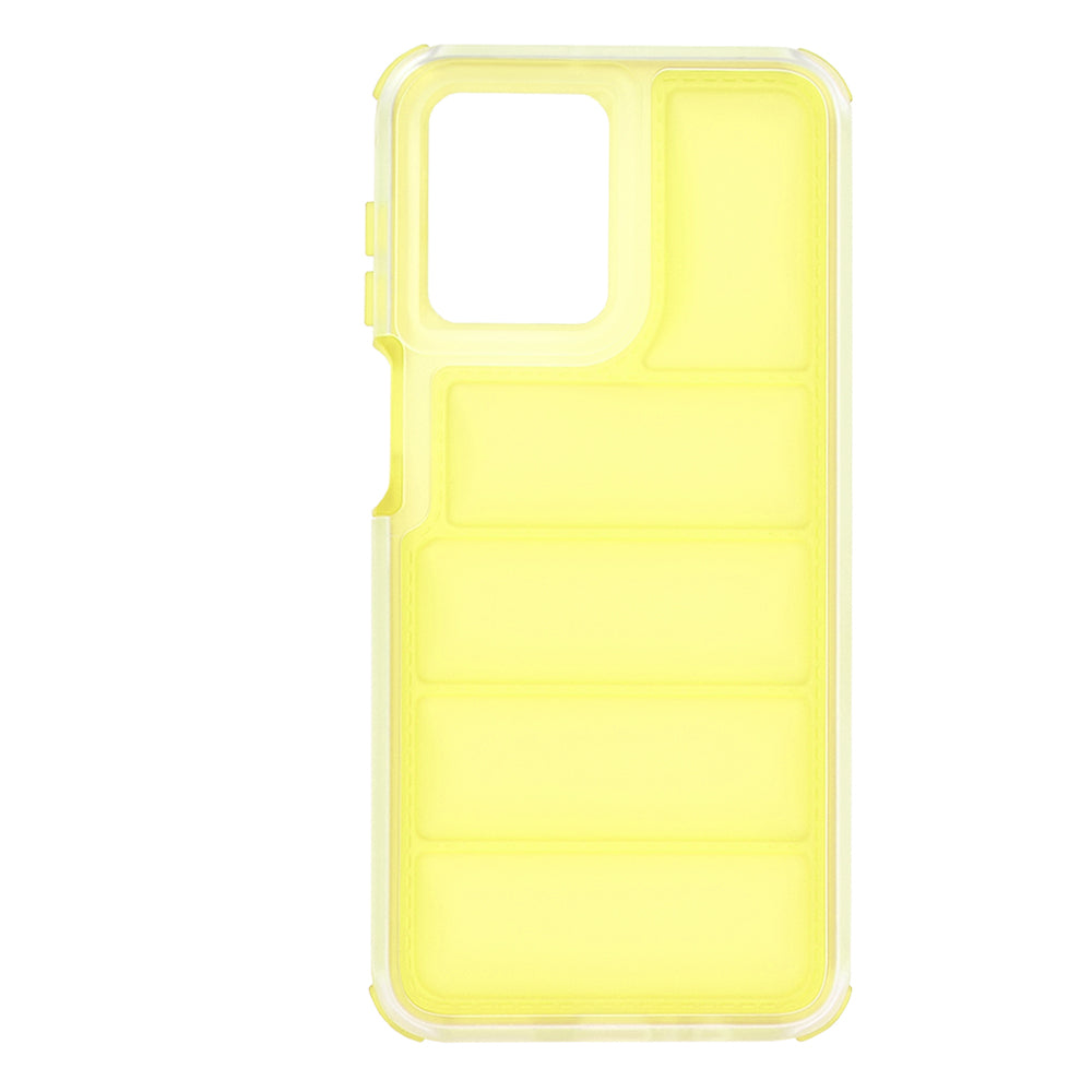 Funda para Motorola Moto G54, Techsuit, Wave Shield, Amarilla
