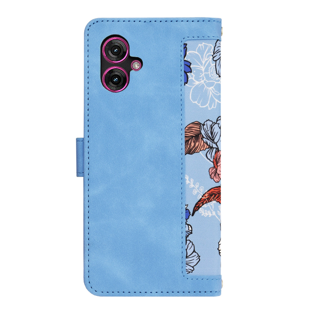 Funda para Motorola Moto G55, Techsuit, FlipCraft, Azul