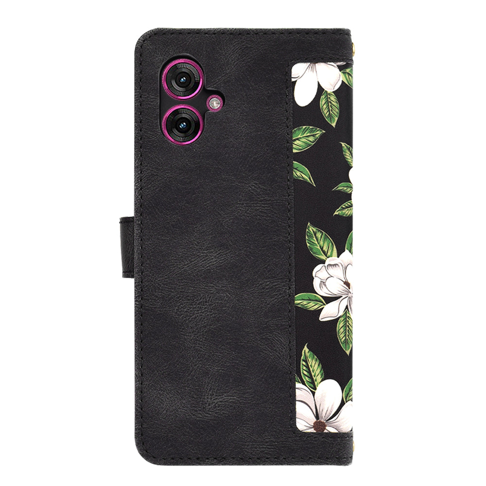 Funda para Motorola Moto G55, Techsuit, FlipCraft, Negra