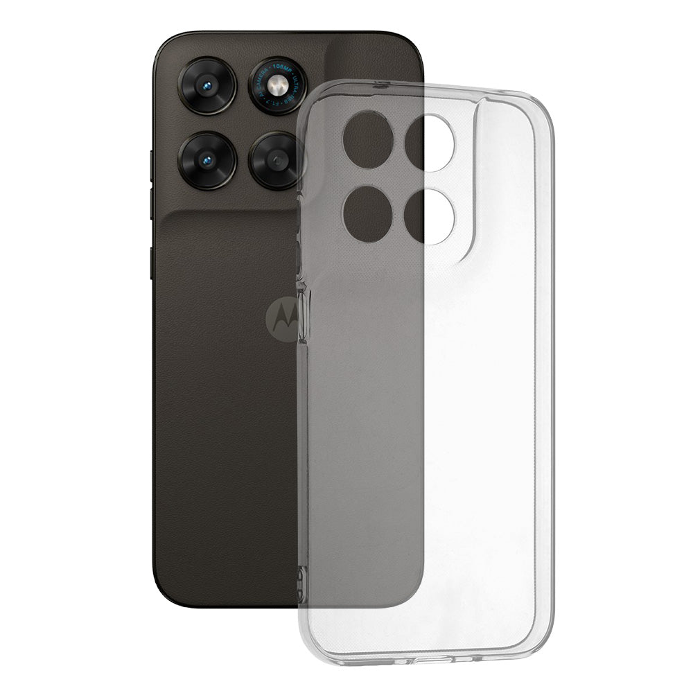 Funda para Motorola Moto G77 / G67, Techsuit, Clear, Transparente