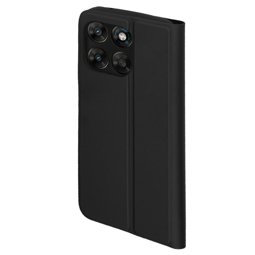Funda para Motorola Moto G77 / G67, Techsuit, Magskin Book, Negra