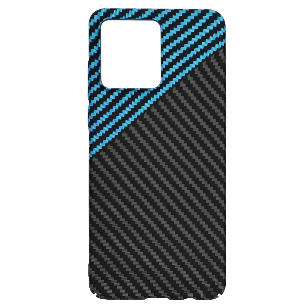 Funda para Motorola Moto G84, Techsuit, Carbonite FiberShell, Negra Bleu