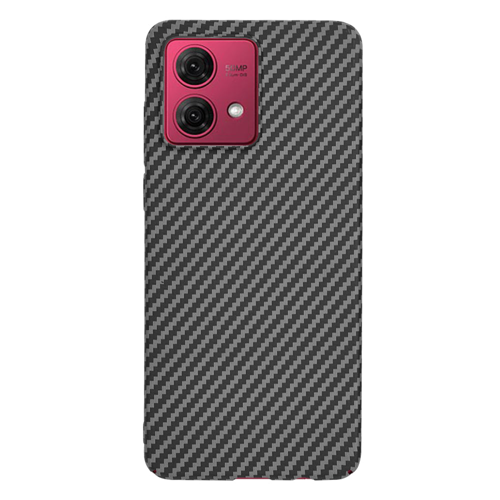 Funda para Motorola Moto G84, Techsuit, Carbonite FiberShell, Negra