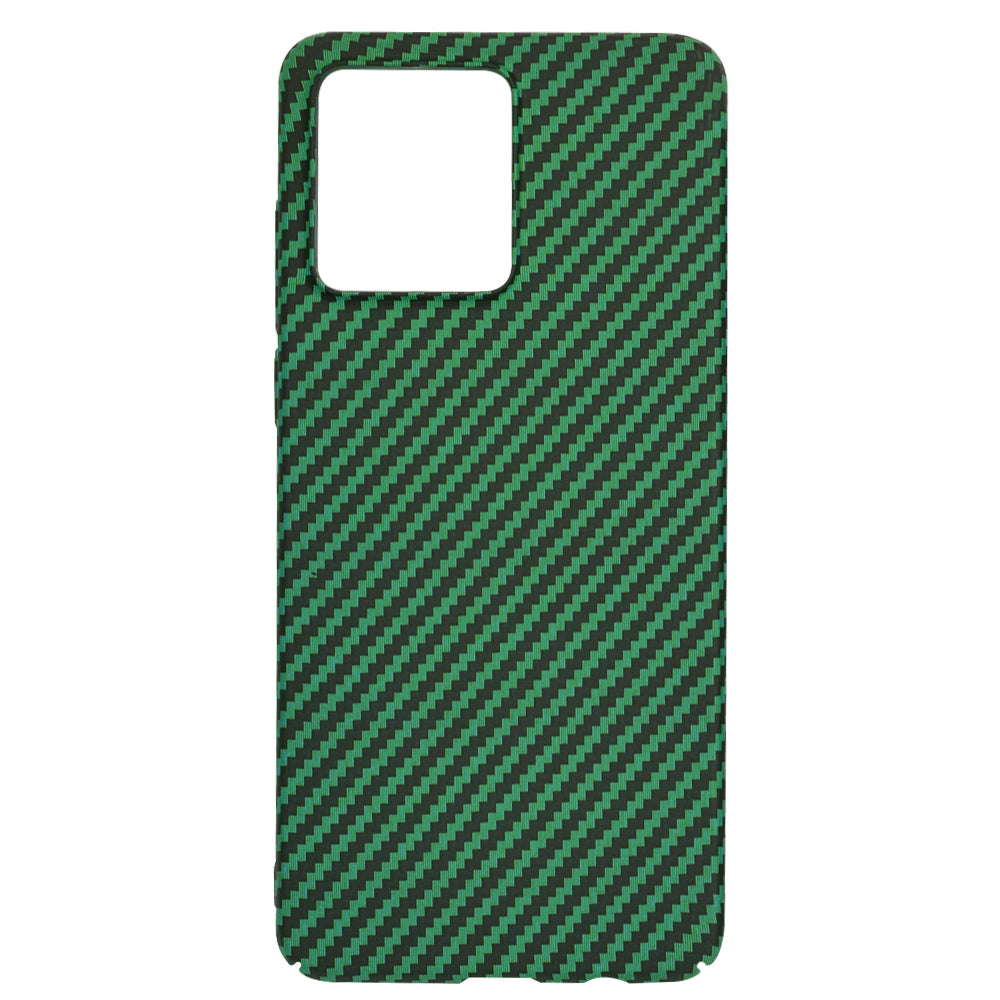 Funda para Motorola Moto G84, Techsuit, Carbonite FiberShell, Verde