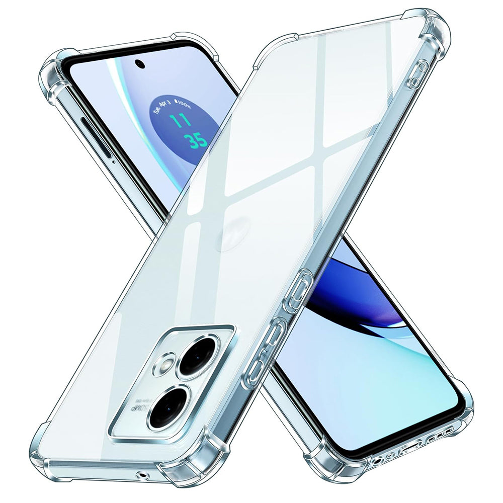 Funda para Motorola Moto G84, Techsuit, Antigolpes Transparente, Transparente