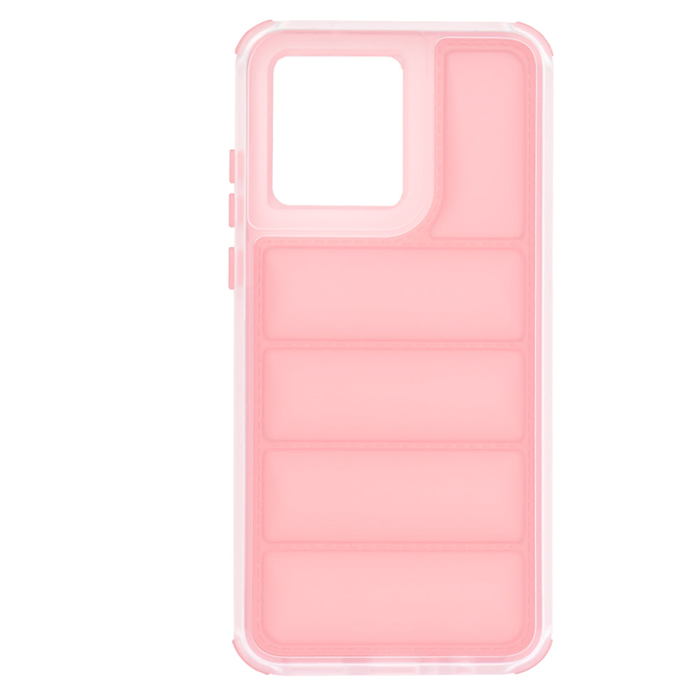 Funda para Motorola Moto G84, Techsuit, Wave Shield, Rosa