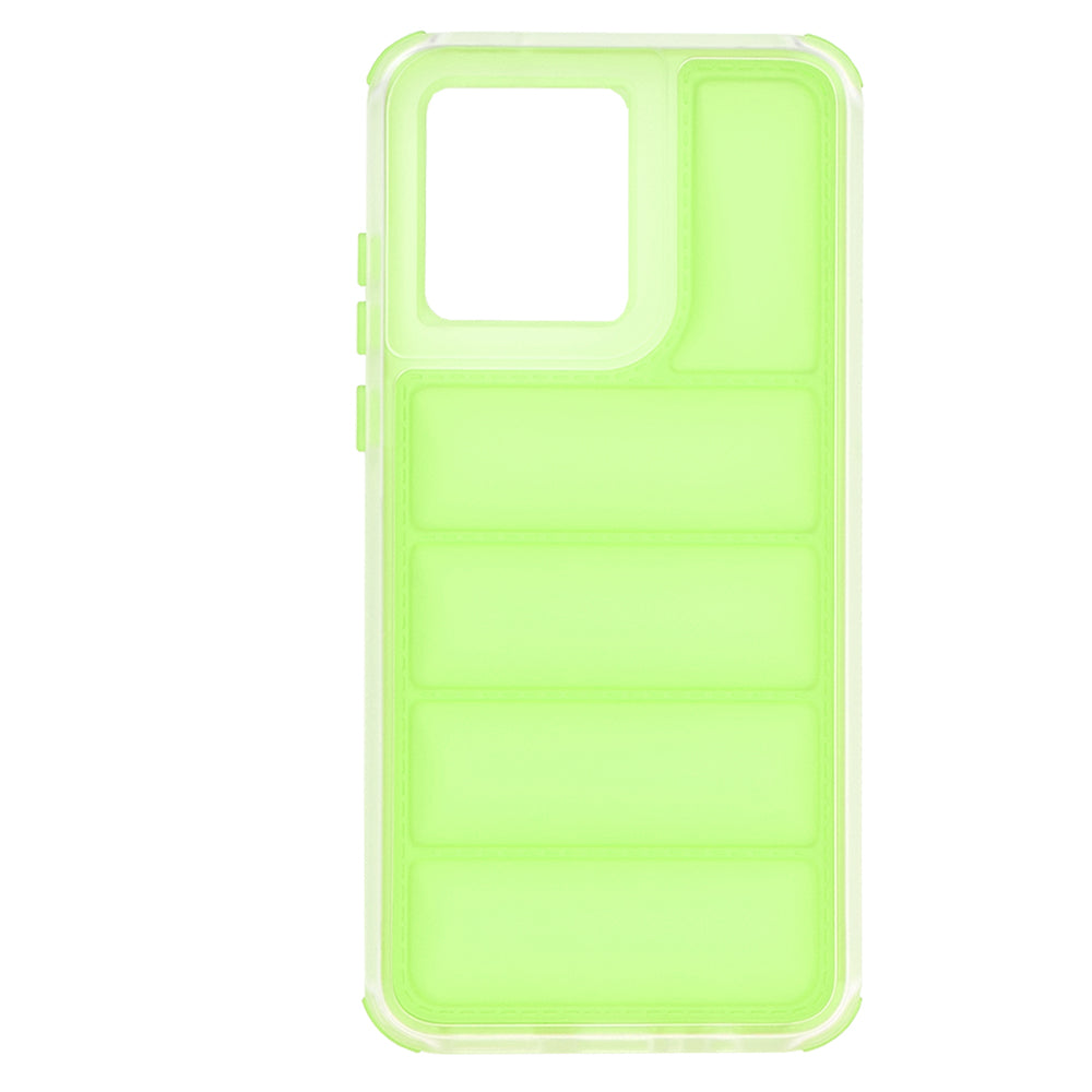 Funda para Motorola Moto G84, Techsuit, Wave Shield, Verde