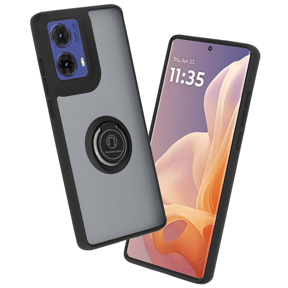 Funda para Motorola Moto G85, Techsuit, Glinth, Negra