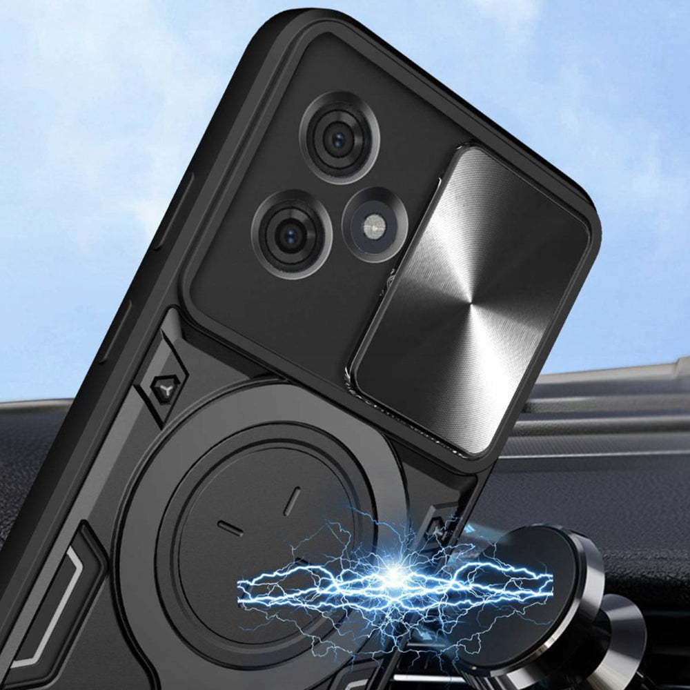 Case for Motorola Moto G86 Power, Techsuit, CamGuard Pro, Black