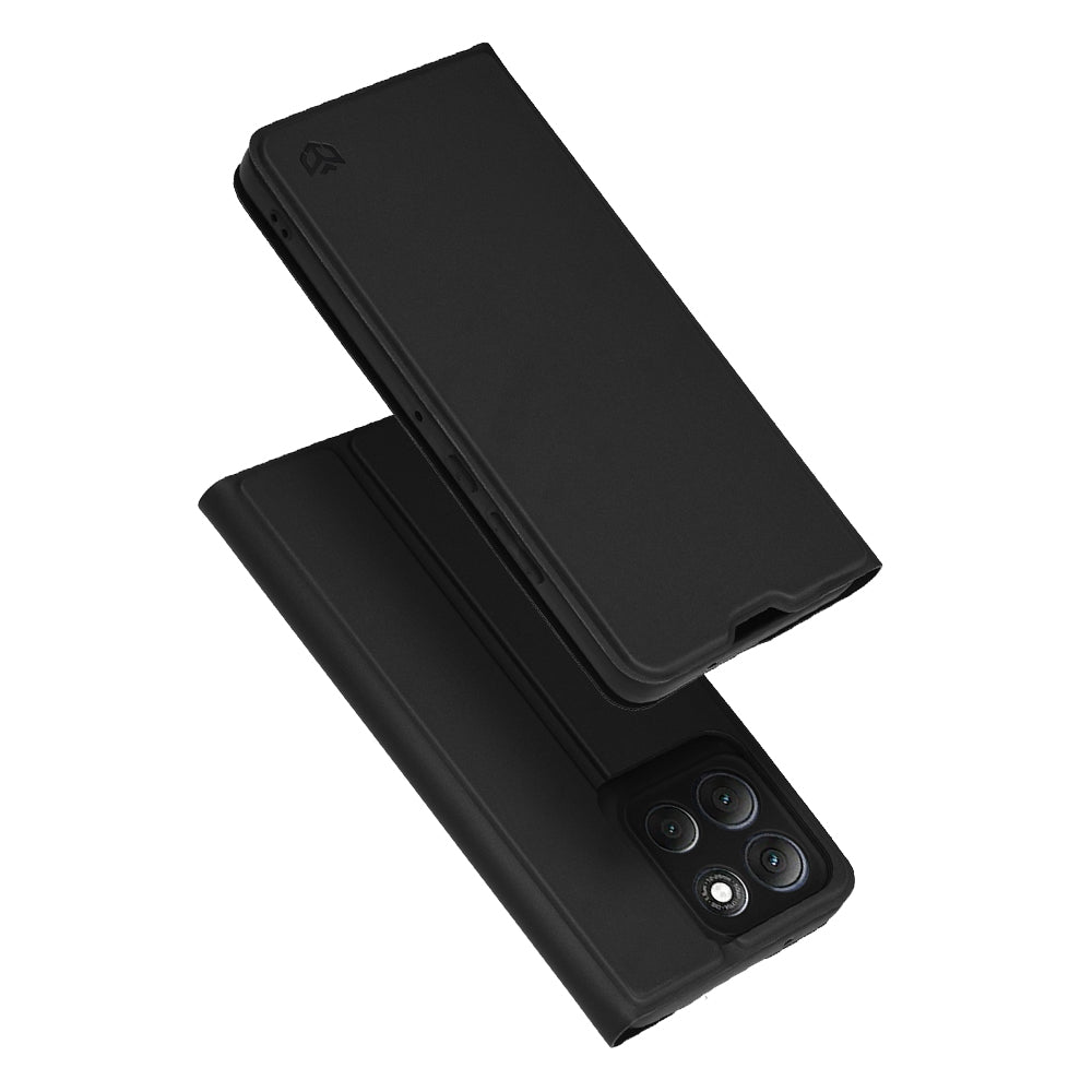 Funda para Motorola Moto G86 Power, Techsuit, Magskin Book, Negra