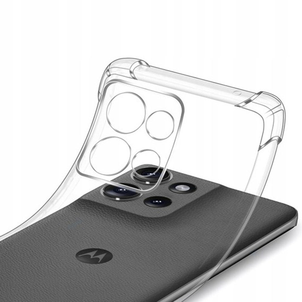 Funda para Motorola Moto G86 Power, Techsuit, Antigolpes Transparente, Transparente