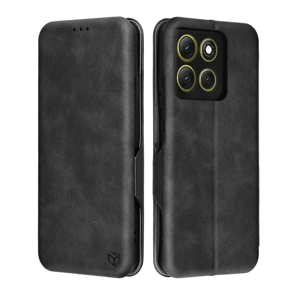 Funda para Motorola Moto G86, Techsuit, Safe Wallet Plus, Negra