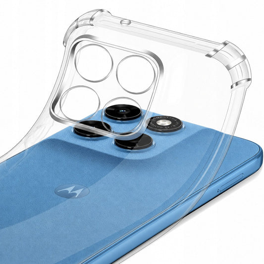 Funda para Motorola Moto G87 / G77 / G67, Techsuit, Antigolpes Transparente, Transparente
