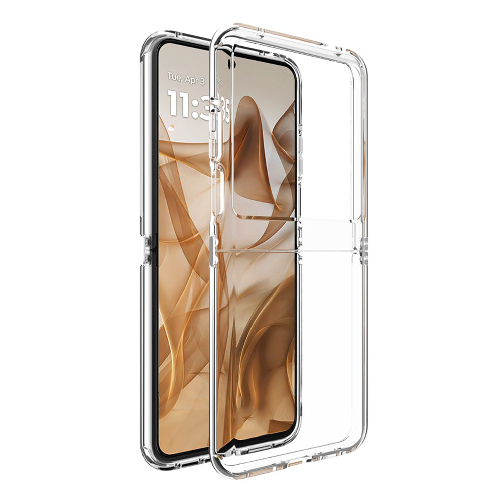 Funda para Motorola Razr 60 / Razr 50, Techsuit, Clara, Transparente