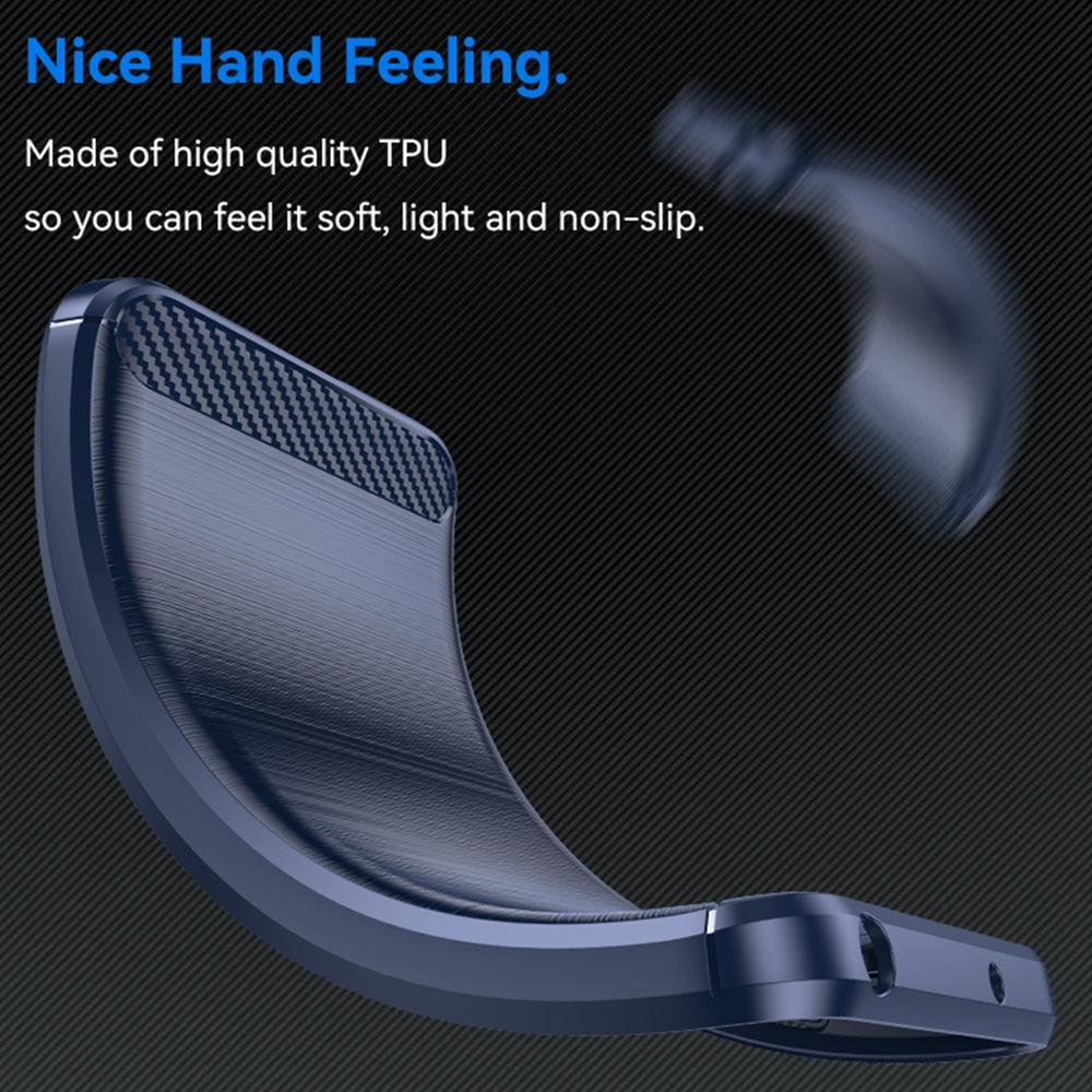 Funda para Nothing CMF Phone 1, Techsuit, Carbono, Azul