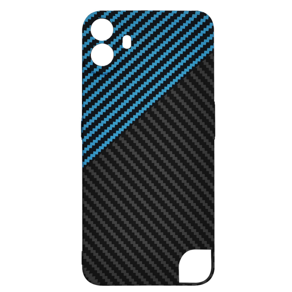 Funda para Nothing CMF Phone 1, Techsuit, Carbonite FiberShell, Negra Bleu