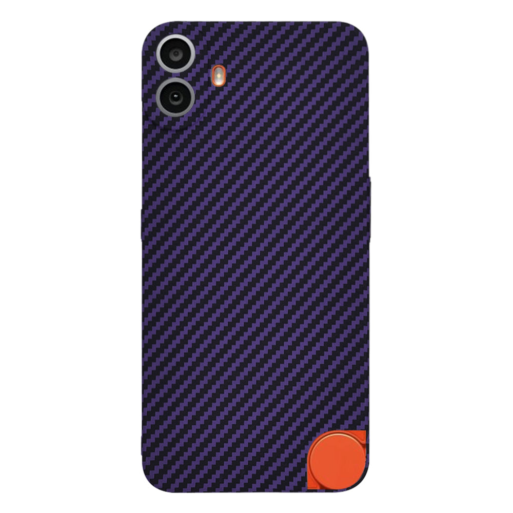 Funda para Nothing CMF Phone 1, Techsuit, Carbonite FiberShell, Morado