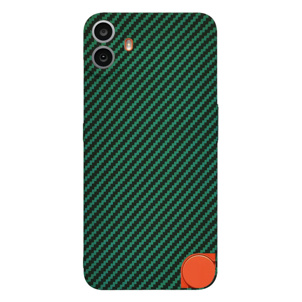 Funda para Nothing CMF Phone 1, Techsuit, Carbonite FiberShell, Verde