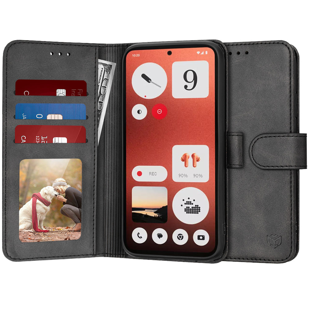 Funda para Nothing CMF Phone 1, Techsuit, Diary Book, Negra