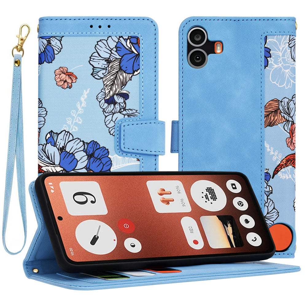 Funda para Nothing CMF Phone 1, Techsuit, FlipCraft, Azul