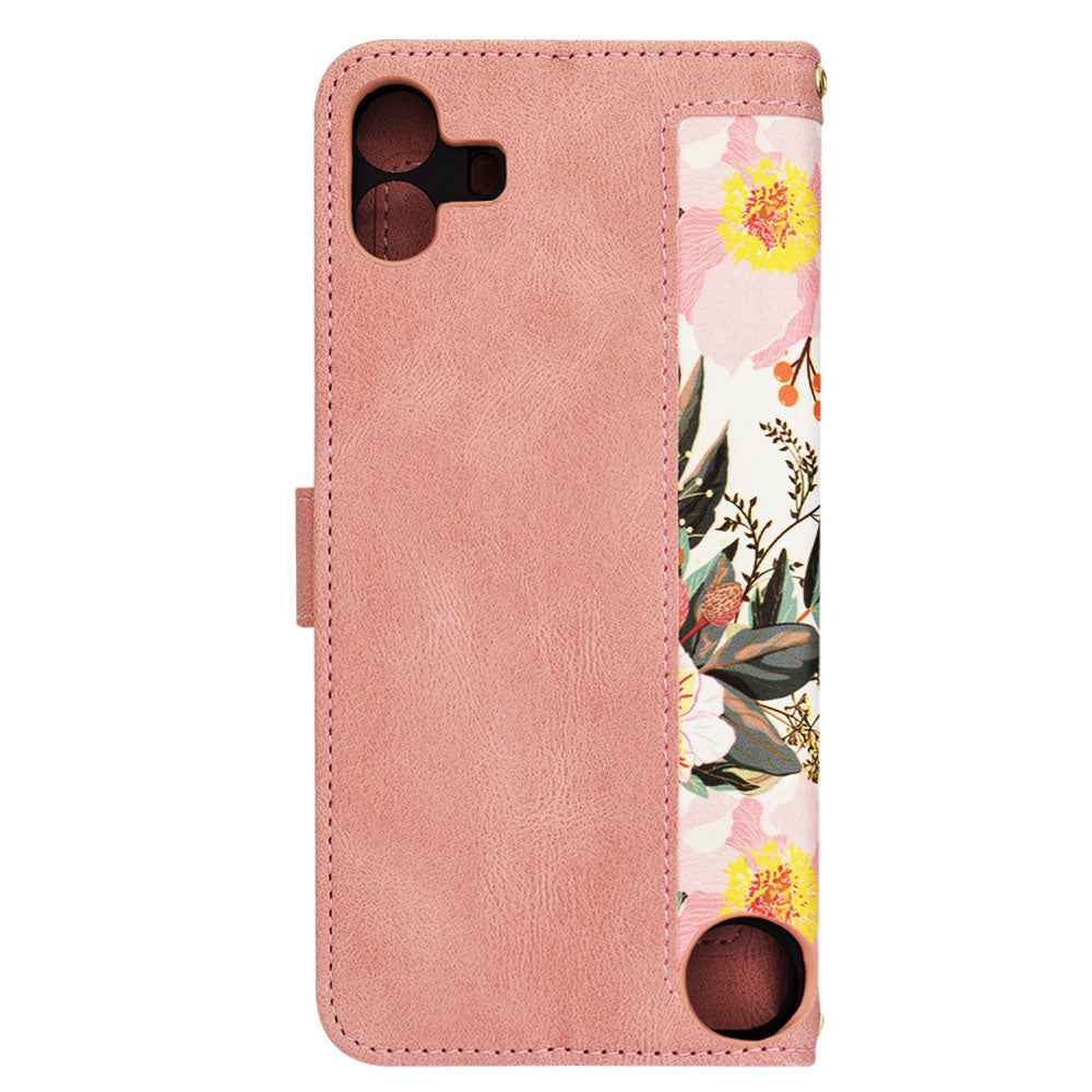 Funda para Nothing CMF Phone 1, Techsuit, FlipCraft, Rosa