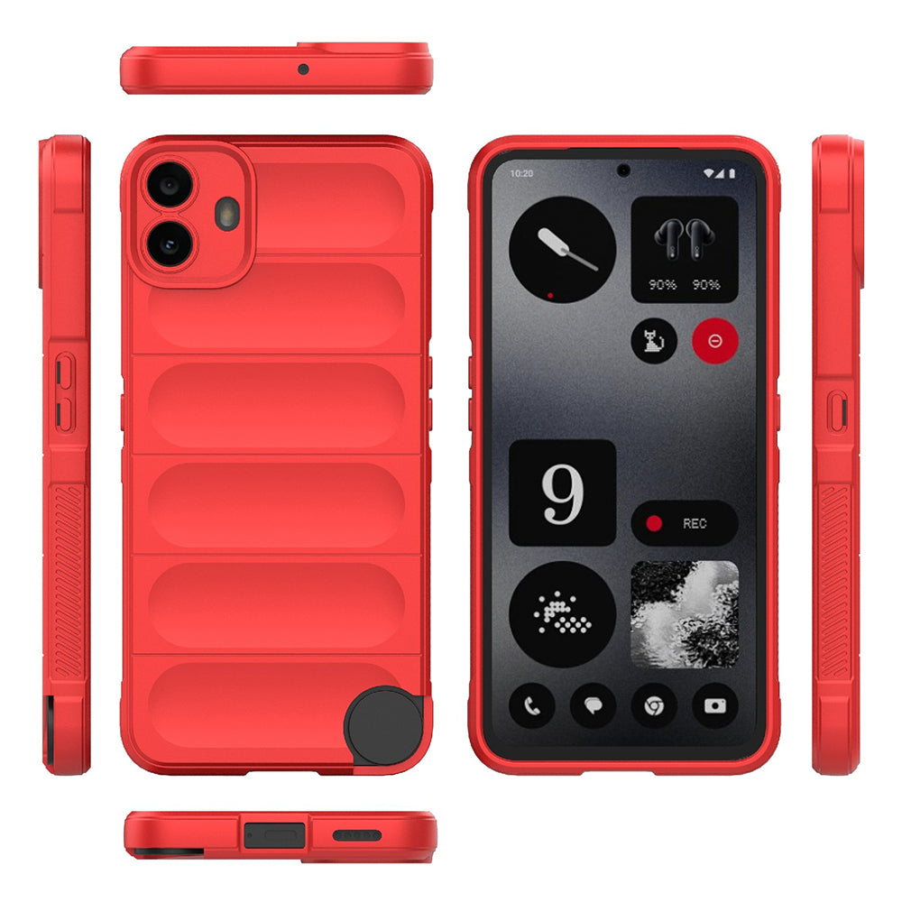 Funda para Nothing CMF Phone 1, Techsuit, Magic Shield, Roja