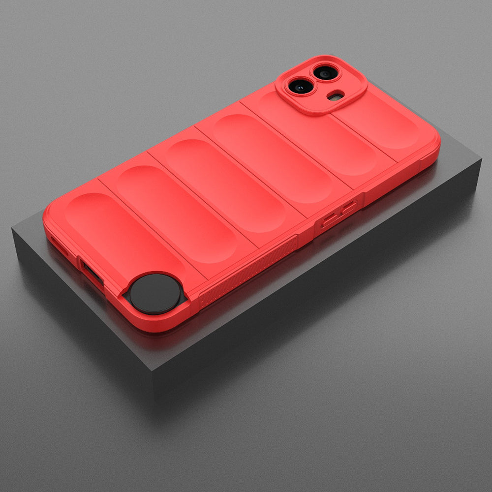Funda para Nothing CMF Phone 1, Techsuit, Magic Shield, Roja