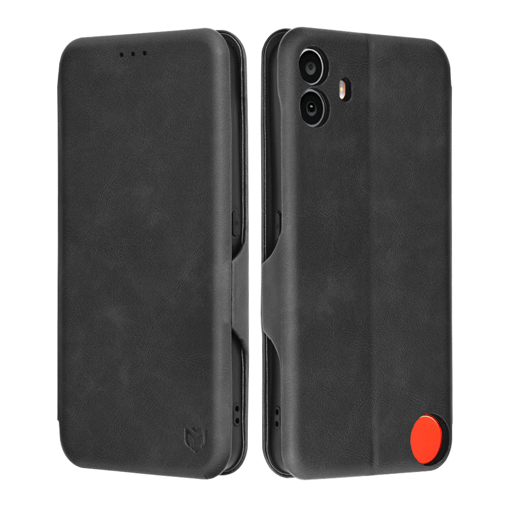 Funda para Nothing CMF Phone 1, Techsuit, Safe Wallet Plus, Negra