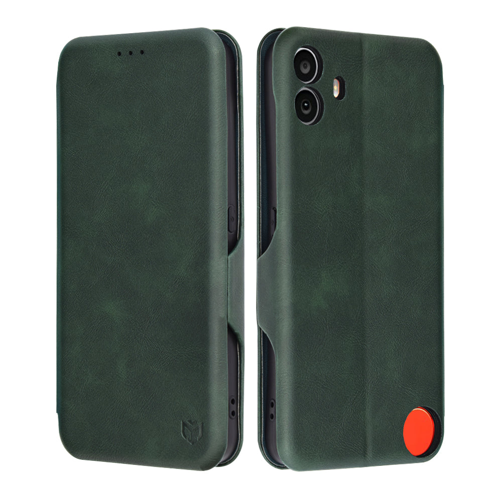 Funda para Nothing CMF Phone 1, Techsuit, Safe Wallet Plus, Verde