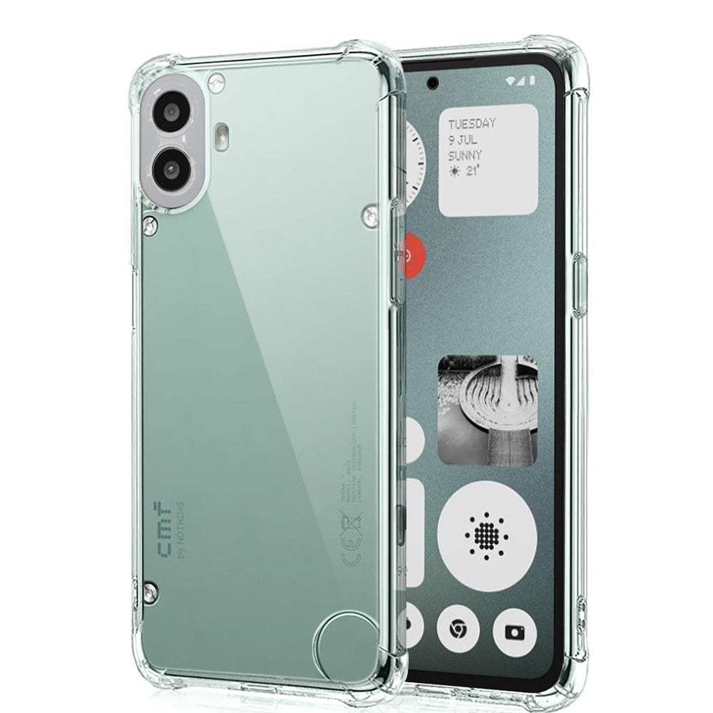 Funda para Nothing CMF Phone 1, Techsuit, Antigolpes Transparente, Transparente
