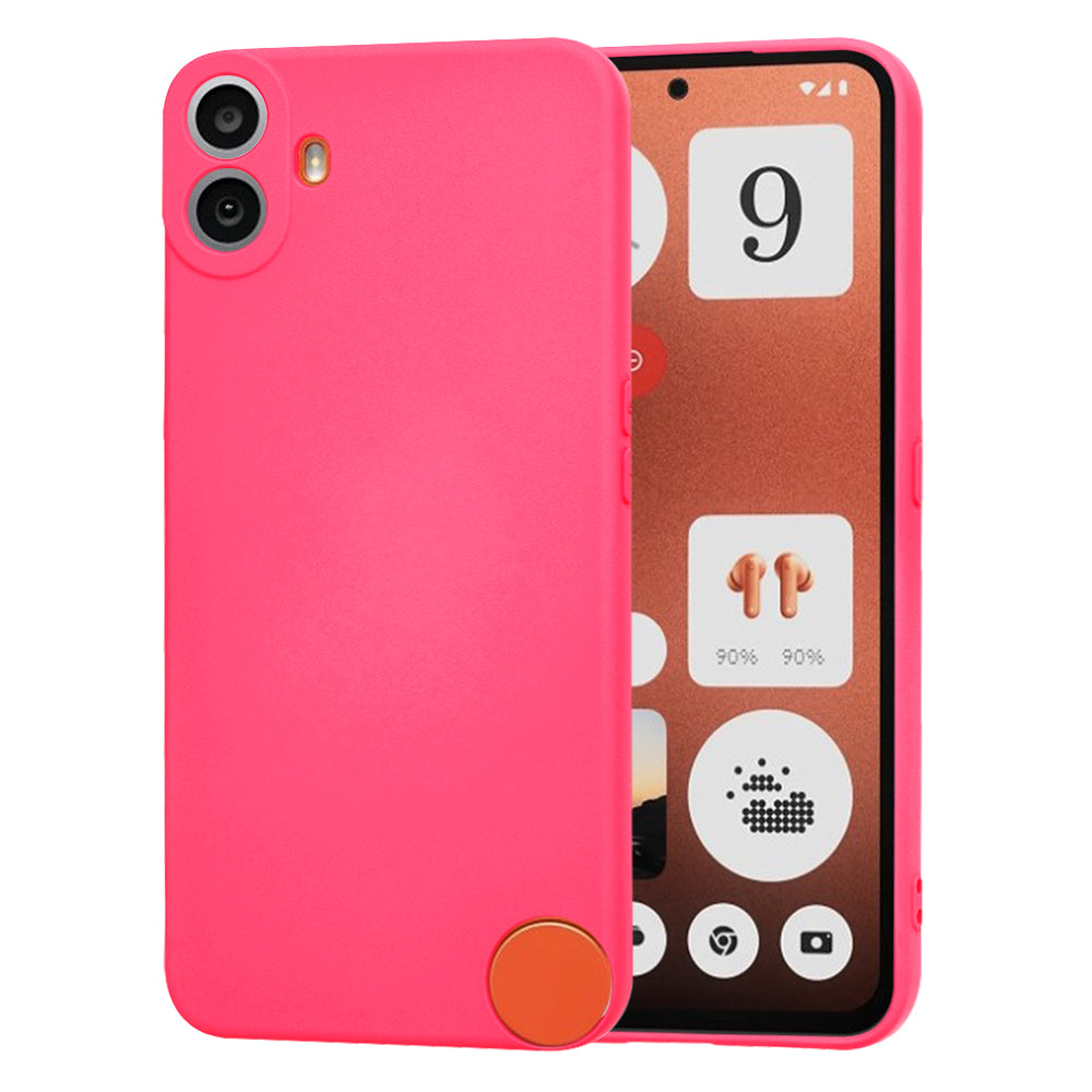 Funda para Nothing CMF Phone 1, Techsuit, SoftFlex, Rosa Oscuro