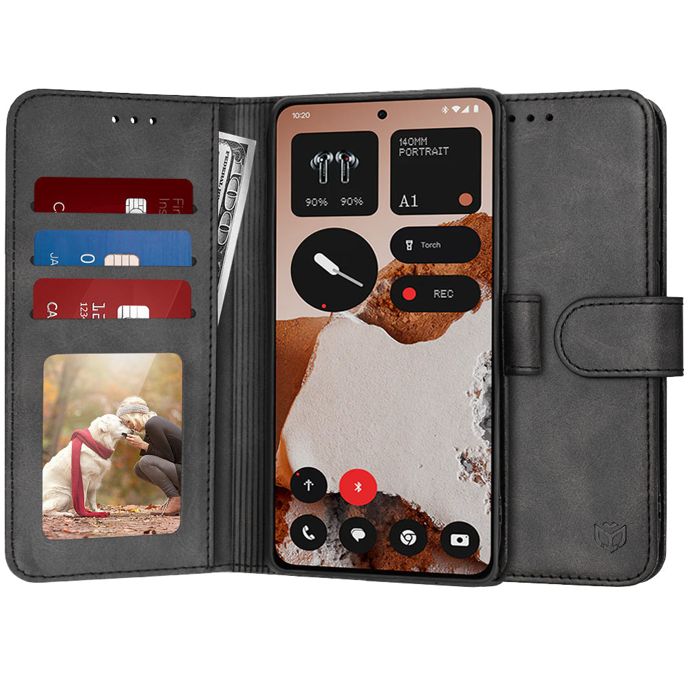 Funda para Nothing CMF Phone 2 Pro, Techsuit, Diary Book, Negra