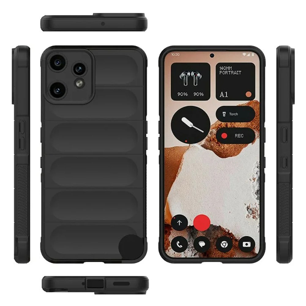 Funda para Nothing CMF Phone 2 Pro, Techsuit, Magic Shield, Negra
