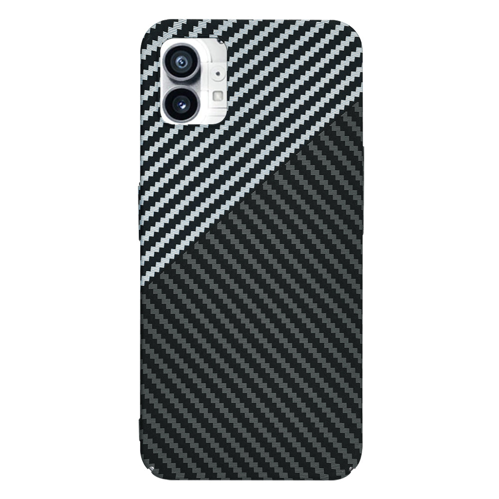 Funda para Nothing Phone (1), Techsuit, Carbonite FiberShell, Negra Gris