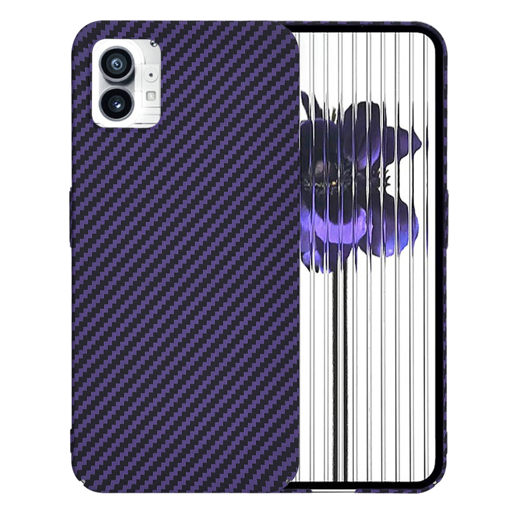 Funda para Nothing Phone (1), Techsuit, Carbonite FiberShell, Morado