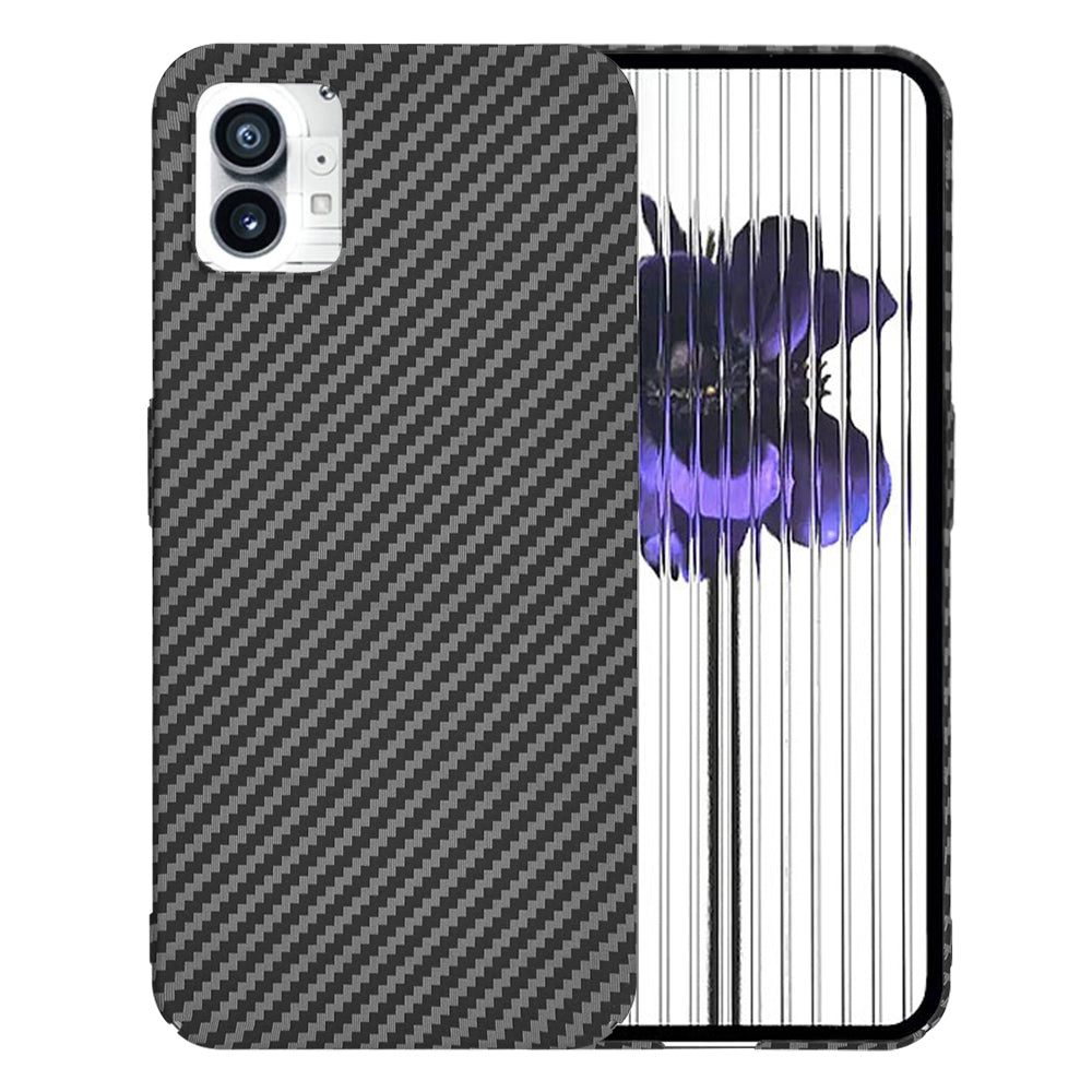 Funda para Nothing Phone (1), Techsuit, Carbonite FiberShell, Negra