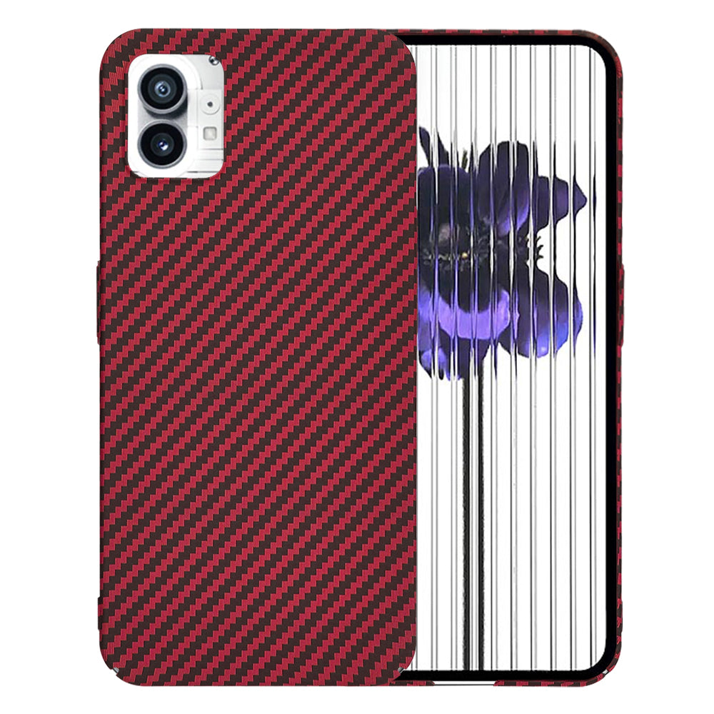Funda para Nothing Phone (1), Techsuit, Carbonite FiberShell, Roja