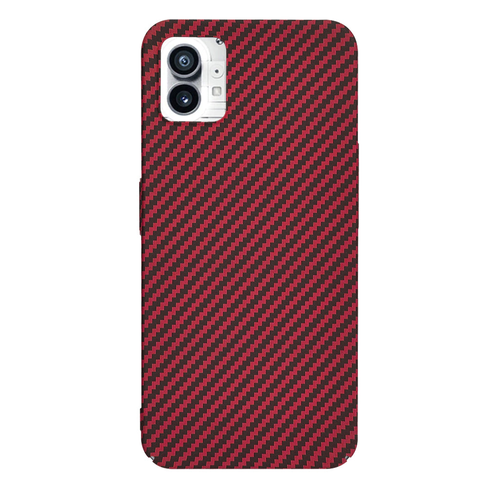 Funda para Nothing Phone (1), Techsuit, Carbonite FiberShell, Roja