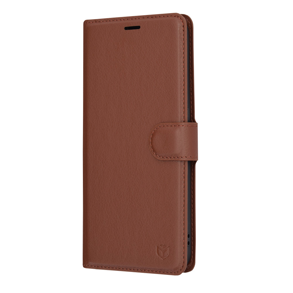 Funda para Nothing Phone (2), Techsuit, Leather Folio, Marrón